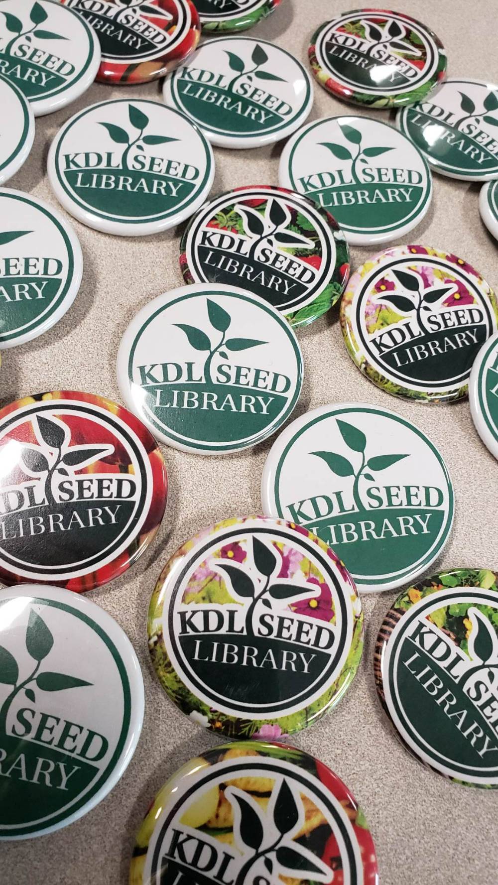 KDL Seed Library pins